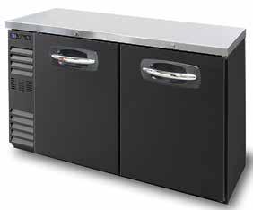 MBBB-N SERIES Shallow Depth Solid Door Backbar Refrigerators FUSION SERIES MBBB60N DIMENSIONS (in.) UNIT MODEL L D* H VOLTS AMPS H.P. MBBB48N 48 1 /8 26 35 3 /8 115 6.3 3/8 714/336 41 CAPACITY 12 OZ.