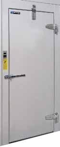 BILT2SPEC CUSTOM WALK-INS Standard ColdSeal Max heavy-duty doors offer superior design features such as digital thermometers, adjustable