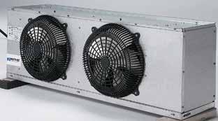 REFRIGERATION SYSTEMS E-Series Evaporator Coils E-Series evaporator coils are ready to mount in position and are available with air (off cycle) defrost, electric defrost or optional reverse cycle