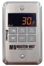 A "Thermo-Alarm-Light-Door- Panic" Solution For Your Walk-In Cooler Or Freezer Now you can monitor your walk-in with electronic precision and ease using the optional factory-installed MBWA-1 walk-in