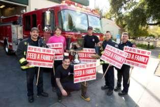 The firefighters raise funds to pay for the meals, but they could not provide this service without the additional support of community groups and businesses.