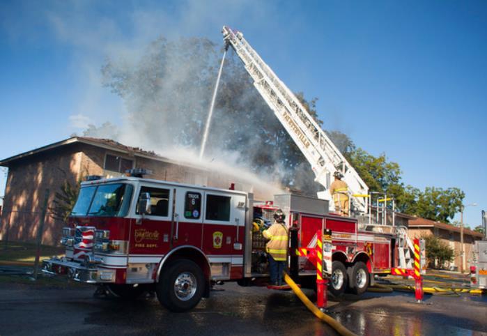 The importance of fire safety is stressed in community involvement programs, and on the