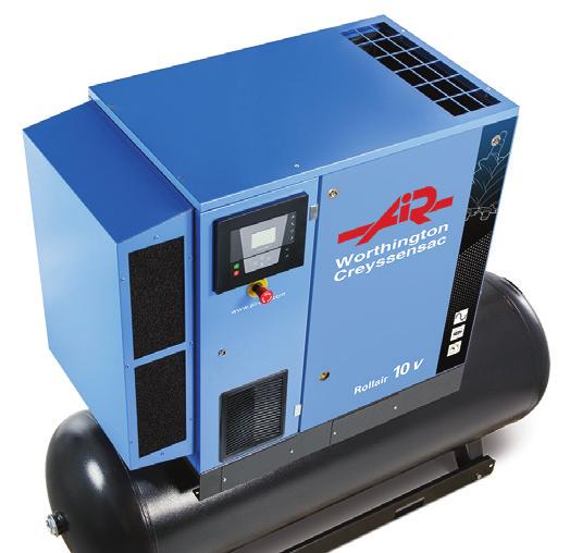 Technical specifications Fixed speed Working pressure Free Air Delivery @ reference conditions Motor power Noise level ** air Cooling flow Weight Rollair 550 Rollair 750 Rollair 1000 Rollair 1500
