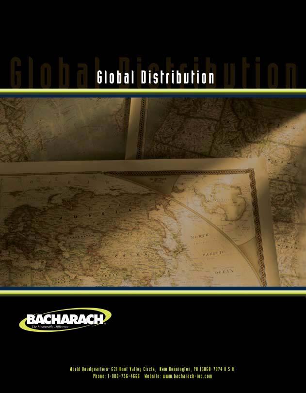 Distributed By: Bacharach is a registered trademark of Bacharach, Inc. 2005 Bacharach, Inc.