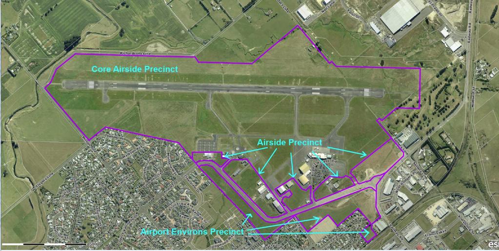 Figure 1: proposed Airport-related Industrial Zoning Figure 2 Industrial land opposite the airport 2.