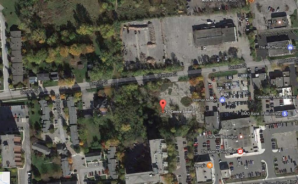 Figure 4 Google Maps satellite view of the subject site and adjacent lands 1.