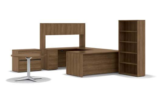 3 FIND YOUR FAVORITE PRIVATE OFFICE / CONVENTIONAL / USHAPED DESKS Select UShaped Desk Set Includes: Bookcase, File Cabinet, and Round Table OVERALL SIZE STORAGE DESK SPACE 0 270400 400 6'0"W x 9'0"D