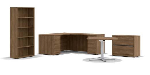 3 FIND YOUR FAVORITE PRIVATE OFFICE / CONVENTIONAL / LSHAPED DESKS Simple LShaped Desk OVERALL SIZE STORAGE 5'6"W x 6'6"D Available in RIGHT or LEFT handed DESK SPACE $1,695 *$1,780