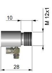 Air purge collar, laminar with integrated ancillary CF lens TM-APL-CS Air purge