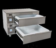 Variable Double Drawer Units - Side Engine Available in 3 different configurations, Adande double drawer units can utilise either 2 slimline drawers (VLS), 2 x