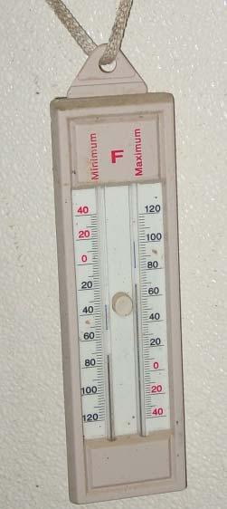 Measuring Temperature High/low thermometers Know how to read! Remember to reset!