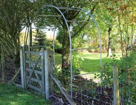 GARDEN ARCH / ROSE ARBOUR FRUIT CAGES AND ARCHES Adding an arched entrance to your garden will provide a stunning focal point.