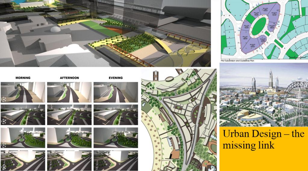 25 Issue 13 January 2016 Figure 2- Urban Design the missing link (source: Author -Placemaking.