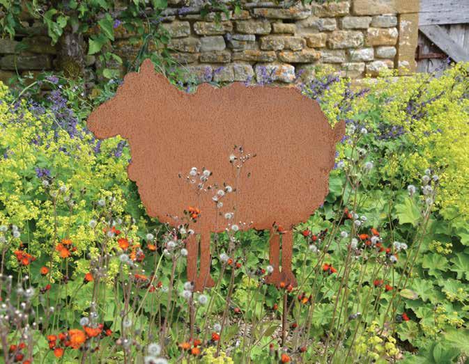 Dolly The Rusty Garden Sheep For a bit of fun in your garden we introduce