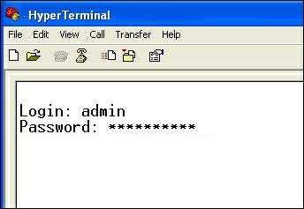 When prompted, enter the default user name admin and password dpstelecom.