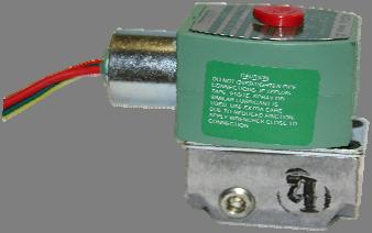 Figure 9: Solenoid valve At high altitude, a decrease in oxygen in the air for combustion decreases the ability of a device at a rate of approximately 4% for each 1000 feet elevation (304 m)