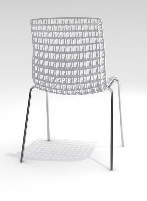 The complex forms and geometry of the MOIRÉ chair were only attainable through the use of
