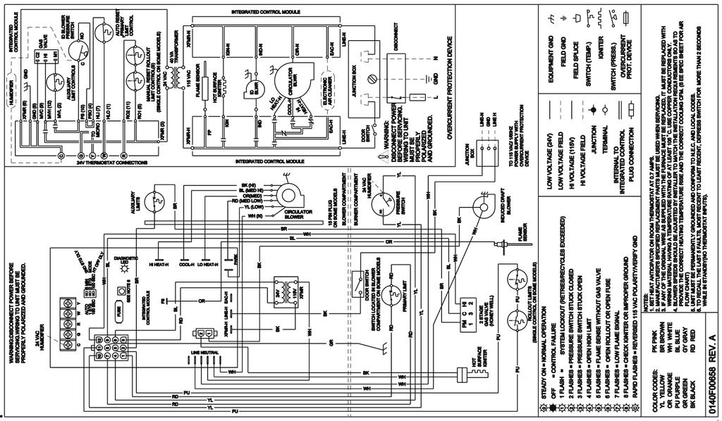 Wiring Diagram with Honeywell Valve Wiring is subject to change. Always refer to the wiring diagram or the WARNING unit for the most up-to-date wiring.