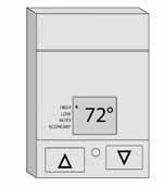Wall Thermostats Terminal connections on the main control board allow easy conversion from an on-board control panel to a wall mounted thermostat control (wired or wireless).