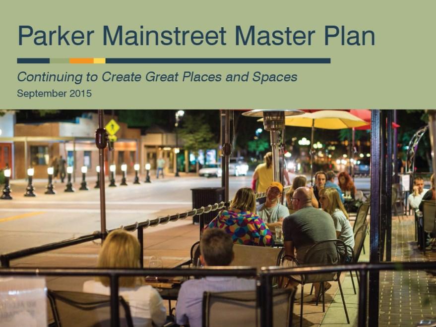 MAINSTREET MASTER PLAN (2015) Highlights of the Mainstreet Master Plan as they relate to this site: Land uses in this area to be mixed use including retail, office, commercial, civic, educational,