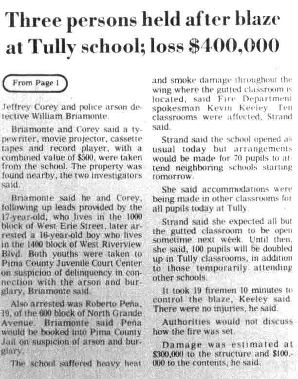 5/21/1985, Tully Elementary School, 1701 W.