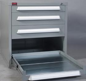 ea " **Must also specify the deduct forklift base Supplied with all swivel casters Roll-Out Shelf Typical drawer suspension with 100% extension 2" lowered front edge with typical drawer handle