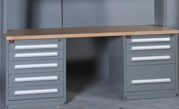 PRE-ENGINEERED WORK BENCHES WORK BENCH CONCEPTIONS Choose pre-engineered units (single part number) or build your own by modifying the "consist of" lists.