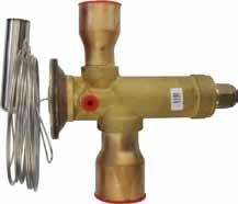 Thermostatic expansion valves Standard production is equipped by thermostatic expansion valves to ensure a return of dry gas to the