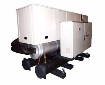 Available versions CHILLER: basic version to be associate, for example, with a separate dry-cooler or using ground water and/or with an hydronic hot