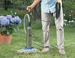 information Use water sensibly Home and garden pumps in the BP Home & Garden range are high powered and also offer great convenience: They