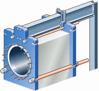 Description English Description Main components Frame plate Carrying bar Carries the cassettes and the pressure plate. Support column Tightening bolts Press the cassettes together.