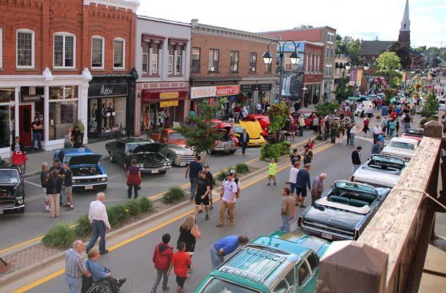 businesses Walkability and attractive streetscaping Historic charm What could make