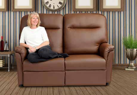 rise and recline chair in Ultima Tan fabric (range C) Malvern