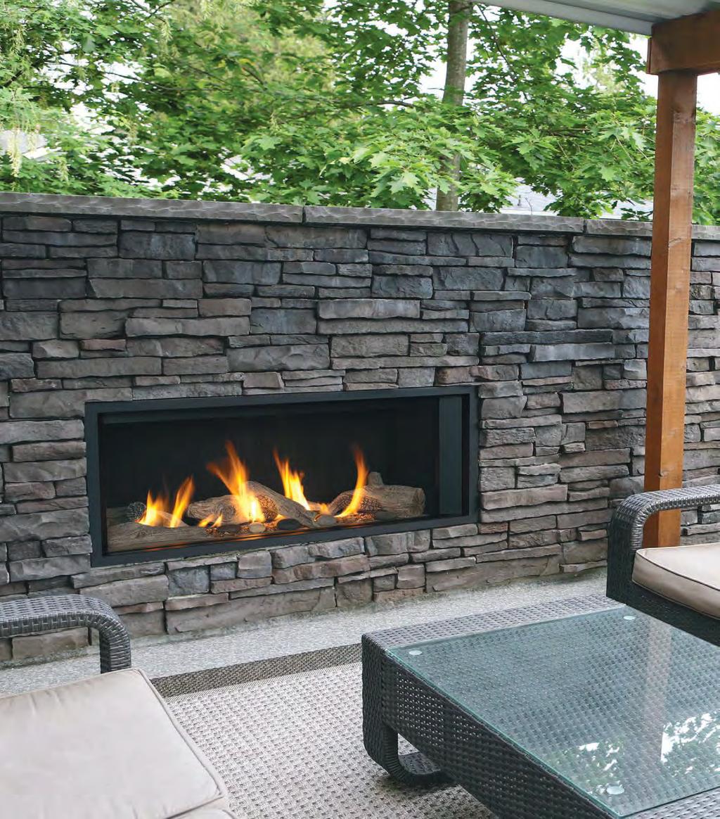 L1 OUTDOOR FIREPLACE COMPONENTS (40 viewing area) ENGINES 1500INO Direct Vent L1 Outdoor Series Engine NG 1500IPO Direct Vent L1 Outdoor Series Engine LPG FUEL BEDS 1500DGM Murano Decorative Glass
