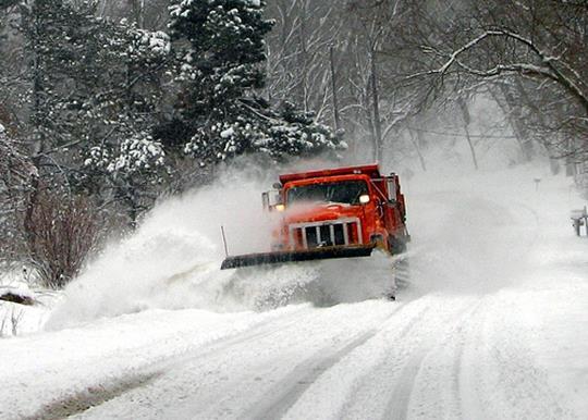 ) Cold weather operations: Plowing Sanding