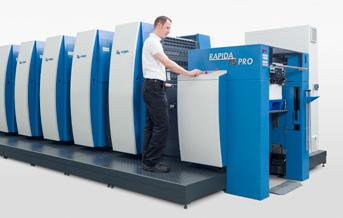 KBA Rapida 75 PRO from the Koenig & Bauer Group Texts and illustrations refer in part to special features not included in the basic press price.