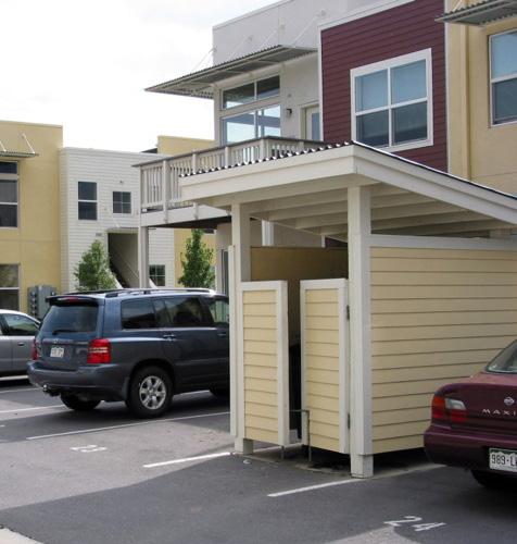 Service areas are typically most appropriate when located to the rear of a building and not visible from the public right-of-way or abutting properties. 3.