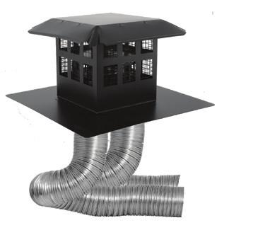 co-linear intake and exhaust ports. 4¼ 39 16 3 SIZE ORDER # STOK # 4 x 6 5 8 46DV-DF 810001367 3 o-linear Kit w/ Flex Use when installing a direct vent co-linear insert into a masonry chimney.