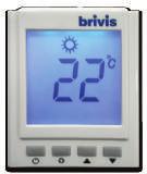The ability to control your Brivis Ducted Gas Heater, Evaporative Cooler and Dual Comfort system is at your fingertips with the sleek Brivis Touch, high-resolution colour touchscreen controller.