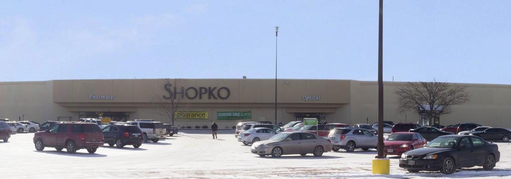 EXECUTIVE SUMMARY EXECUTIVE SUMMARY: The Boulder Group is pleased to exclusively market for sale the fee simple interest in a single tenant absolute triple net leased Shopko property located in Sioux