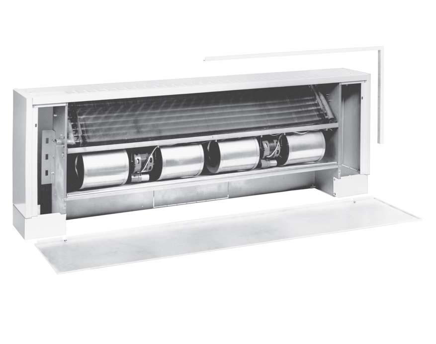 CABINET UNIT HEATER STANDARD FEATURES - Adjustable wall seal to suit