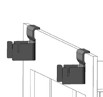 with all 4 x frame brackets in the bracket