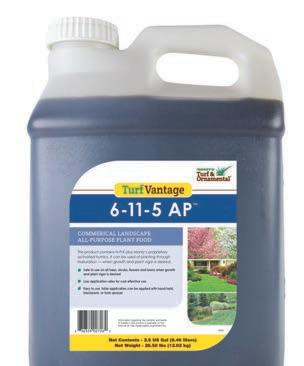 TurfVantage 6-11-5 AP LANDSCAPE ALL-PURPOSE PLANT FOOD This product contains N-P-K plus Monty s proprietary activated humics.