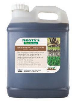 Easy to apply! We used Monty s Premium Soil Conditioner this spring in an attempt to boost organic matter in soil thus optimizing seed establishment, moisture retention & stress recovery.