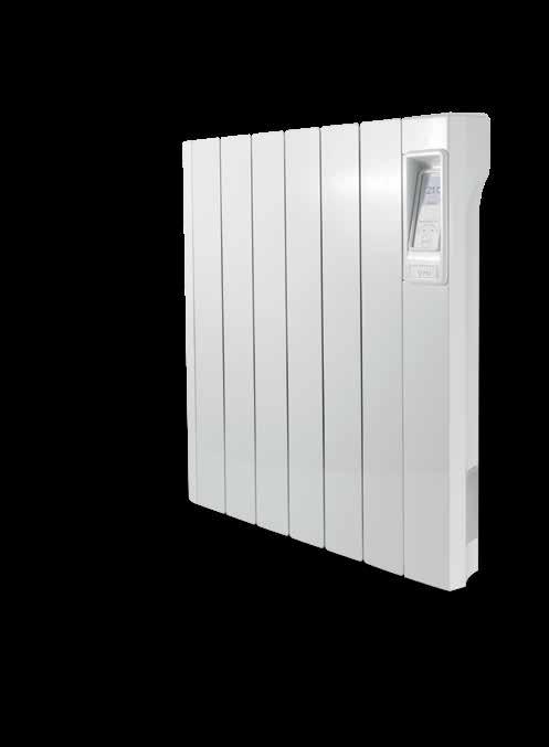 Aluminium Radiator A stylish aluminium oil filled radiator with electronic seven-day time & temperature control.
