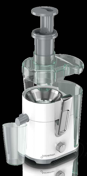 Meet your Compact juicer Compact but powerful, this juice extractor is easy to use and perfect for all levels of users!