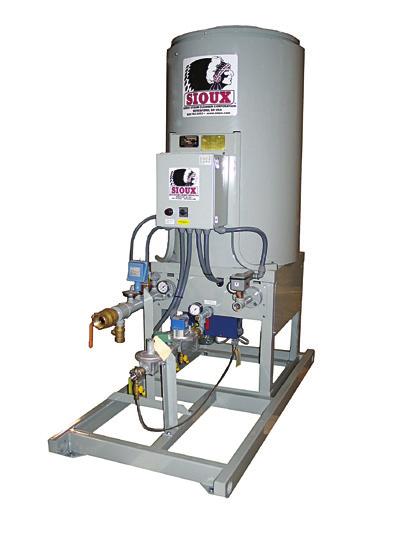 M Series: Water Heater with Circulation Pump The M Series is the most common water heater in the ready mix concrete industry and has been the largest seller from Sioux for 40 years.