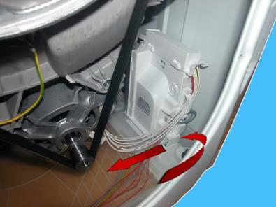 11.4 Inverter board a. Release the hook. b. Push the hook inside, extract it. c.