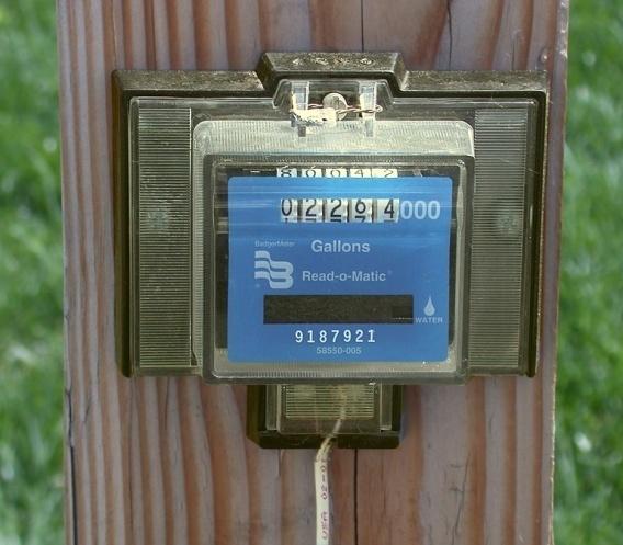 Sub-metering to track water