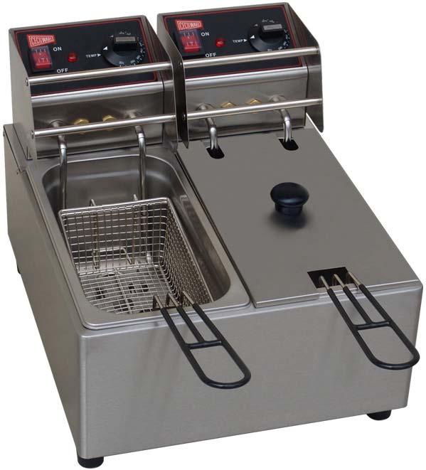 ELECTRIC COUNTER TOP FRYER Single & Double models OPERATION MANUAL EL-6 EL-15 EL-25 EL-2x6 EL-2x15 EL-2x25 EL-2x6 Shown
